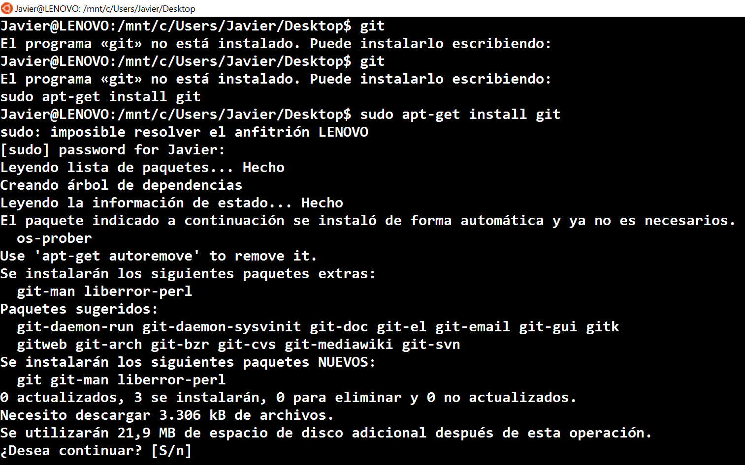 Git Linux