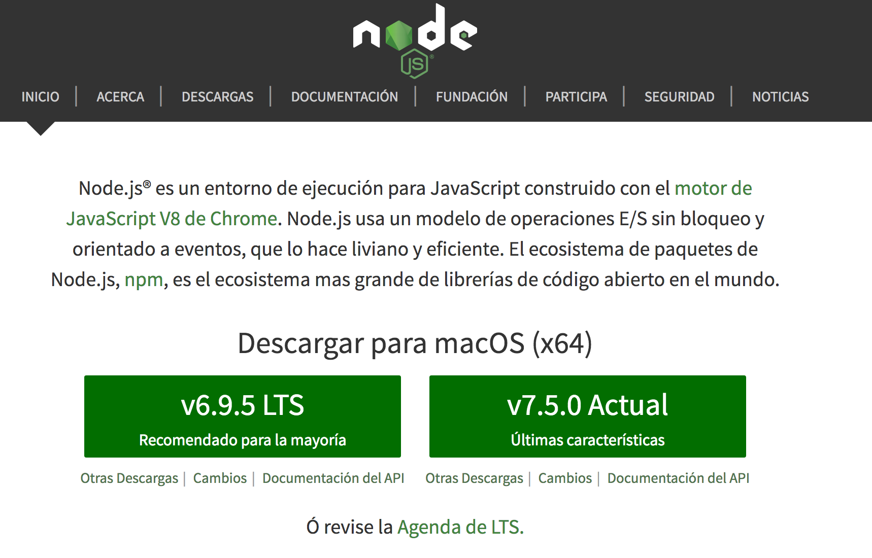 Descarga instalador